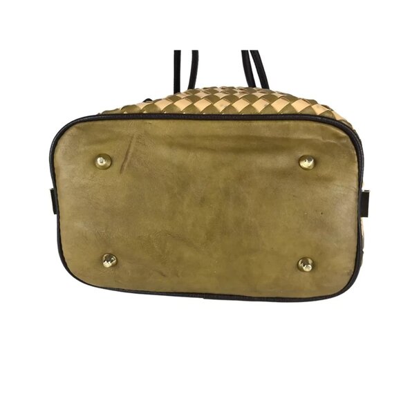 Samoe Style Womens Beige Brown Inner Zip Pocket Double Shoulder Strap Sling Bag - Picture 5 of 8